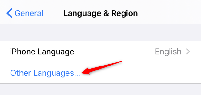 Agregar otros idiomas a un iPhone o iPad.
