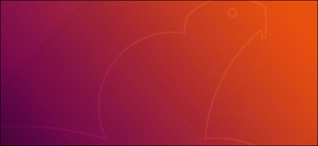 Fondo de escritorio predeterminado de Ubuntu 18.04 LTS que muestra un Bionic Beaver.