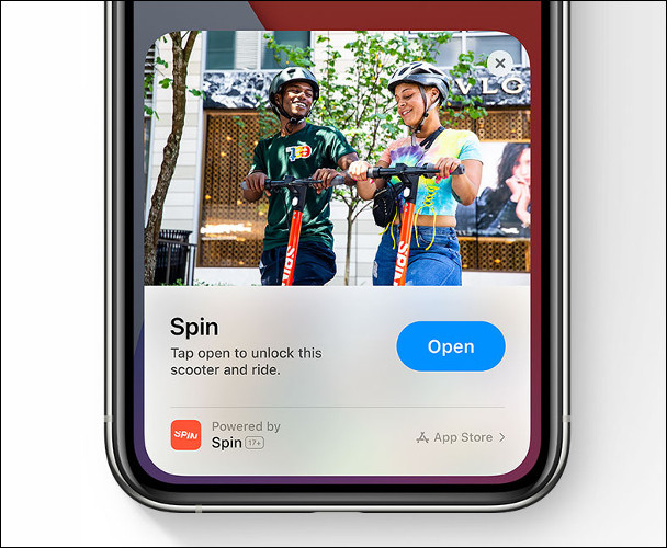 Clips de aplicaciones en iOS 14