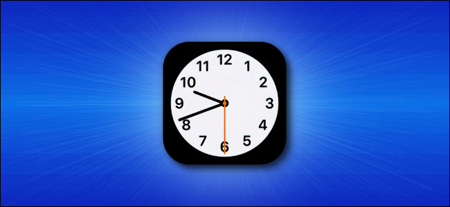 Icono de la aplicación Apple iOS Clock