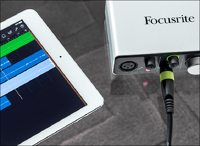 Focusrite iTrack Solo con iPad