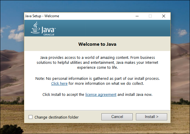 instalador java