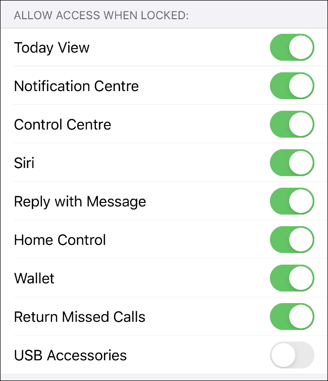 Configurar el acceso desde la pantalla de bloqueo del iPhone