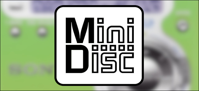 El logotipo de MiniDisc.