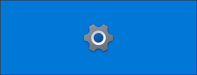 El nuevo ícono de Configuración en la pantalla de presentación de la aplicación en la actualización 21H1 de Windows 10.