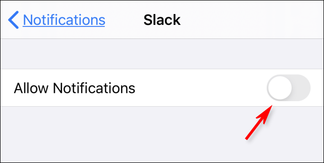 Notificaciones desactivadas en iOS