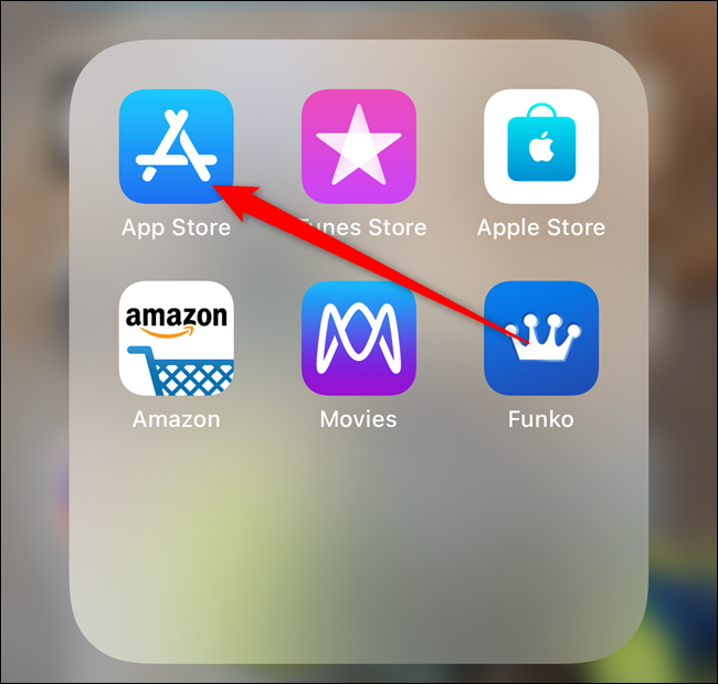 Abra la aplicación Apple App Store en su iPhone o iPad