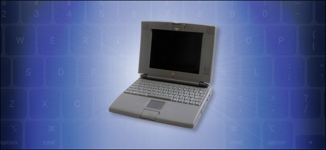 Una computadora Apple PowerBook 540c. 