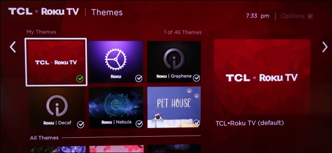 Temas de Roku