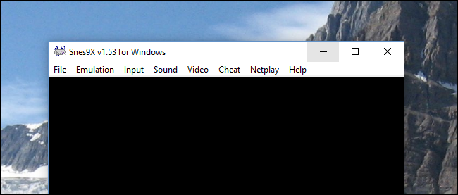 interfaz snes9x