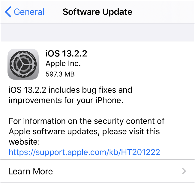 Instale actualizaciones de iOS para mantener su iPhone seguro