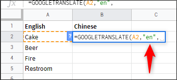 código del idioma fuente