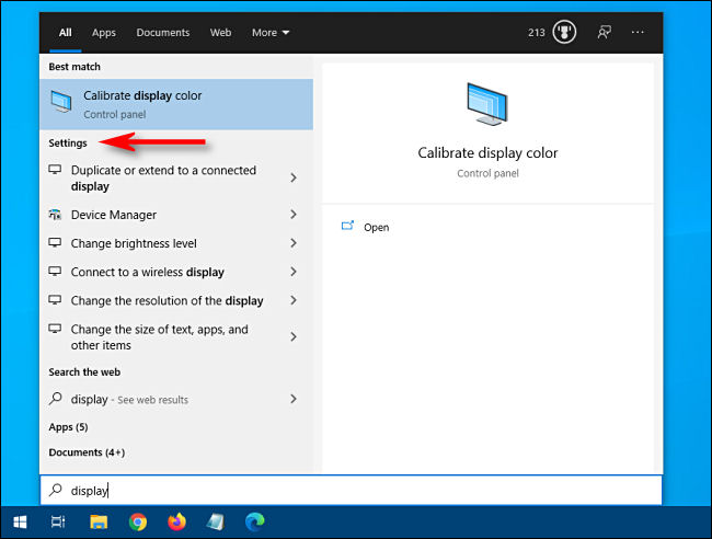 Haga clic en "Configuración" en el menú Inicio de Windows 10.