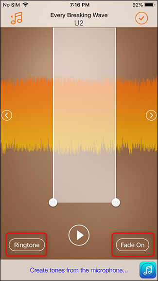 Los botones de control en la parte inferior controlan la reproducción