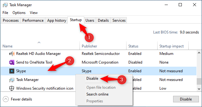 Deshabilitar la opción de inicio automático de Skype sin iniciar sesión primero.