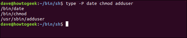 escriba -P fecha chmod adduser en una ventana de terminal