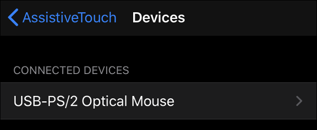 Conexión de mouse USB y PS / 2 en iOS 13 (iPadOS 13)