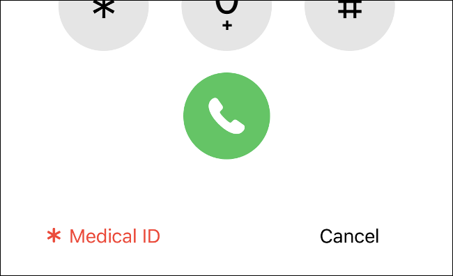 Ver identificación médica en un iPhone