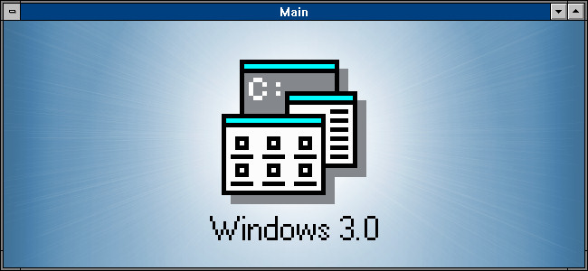 Icono del Administrador de programas de Windows 3.0
