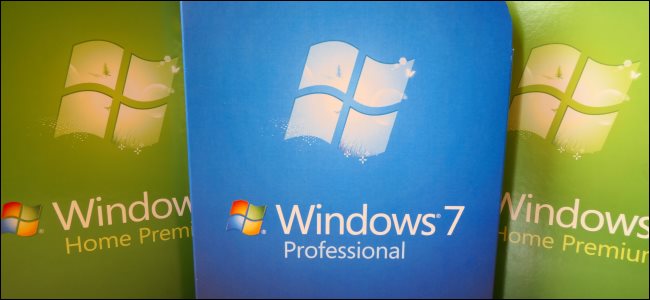 Copias en caja de Windows 7 Professional y Home Premium.