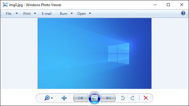 El clásico visor de fotos de Windows habilitado en Windows 10