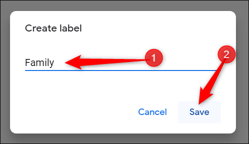 Ingrese una etiqueta descriptiva para el grupo y haga clic en "Guardar" cuando termine.
