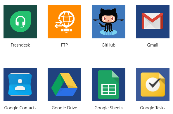 Algunos conectores de ejemplo
