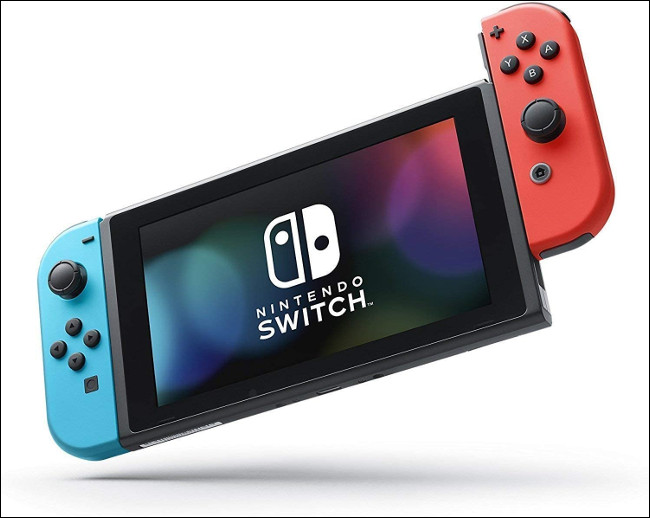 Una consola Nintendo Switch