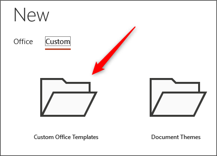 Plantillas de Office personalizadas