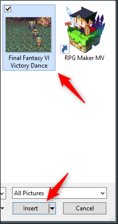 Seleccionar e insertar gif en PowerPoint
