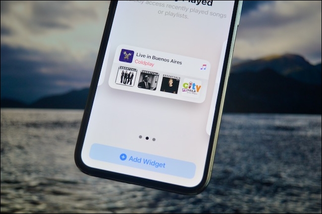 Seleccionar la versión del widget en iOS 14