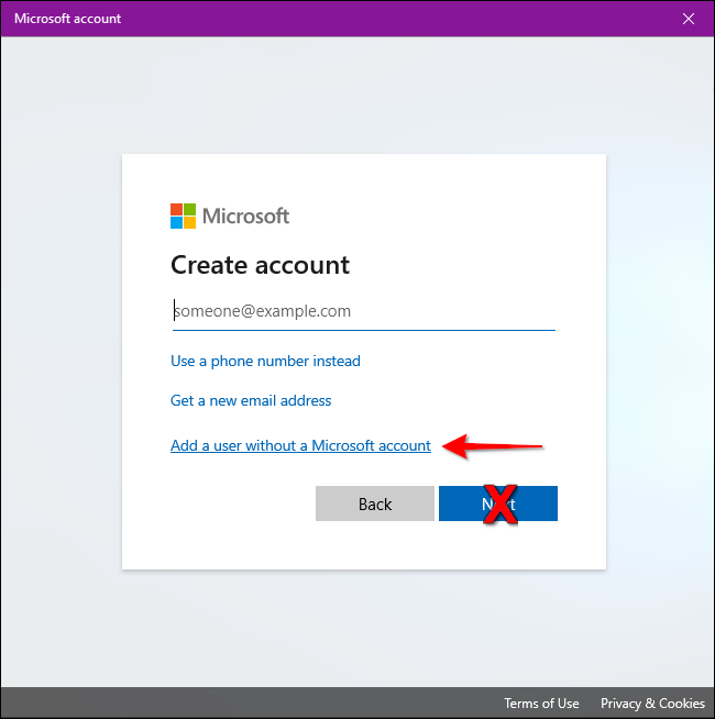 Windows 10 Sin cuenta de Microsoft