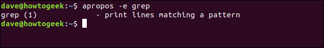 resultados para apropos -e grep en una ventana de terminal