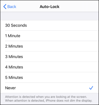 Elegir cuando un iPhone se bloquea automáticamente
