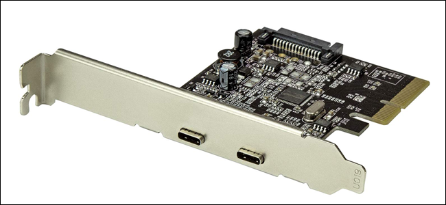 USB-C, PCI-E, placa base, tarjeta de expansión