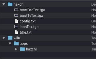Archivos de Wii U Homebrew Haxchi