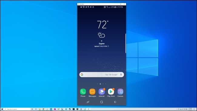 Duplicar la pantalla de un teléfono Samsung Galaxy en un escritorio con Windows 10 a través de USB