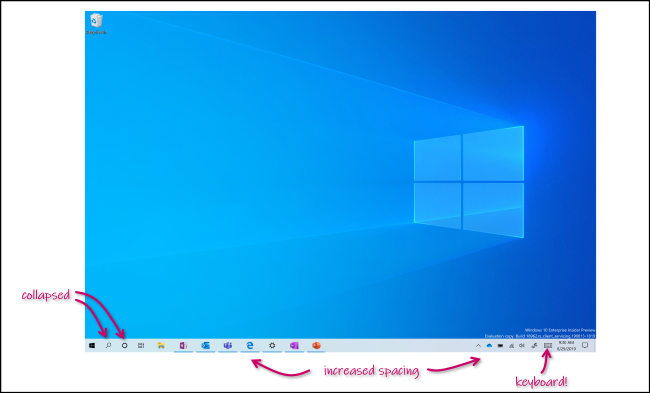 Nuevo modo tableta de Windows 10