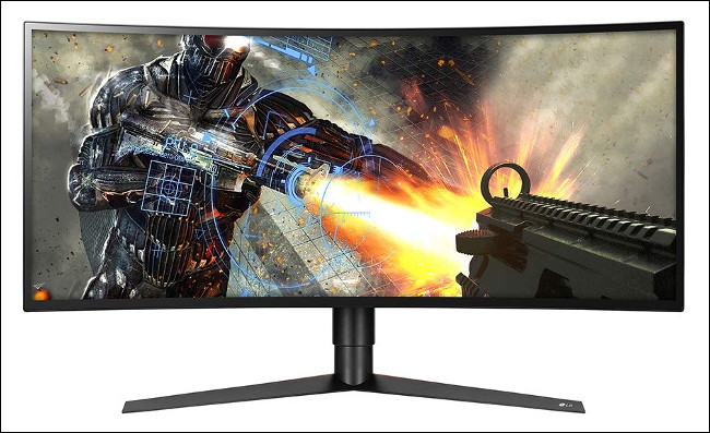 Un juego que se juega en un monitor LG 34GK950F-B con un panel IPS.