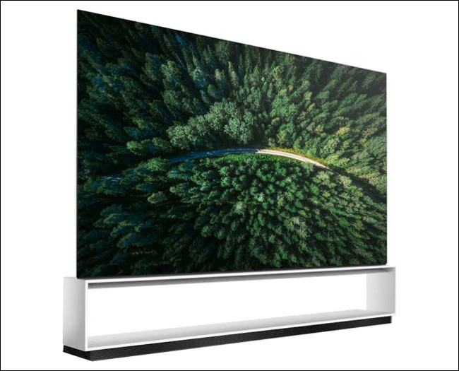 Un televisor LG OLED Z9 Series 8K de 88 pulgadas.