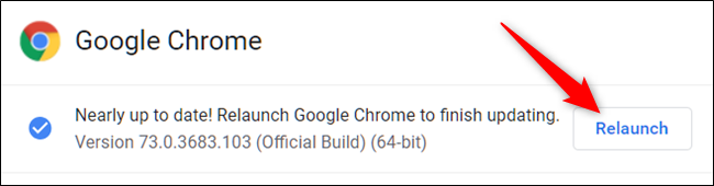 Actualización de Google Chrome