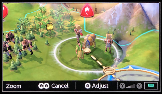 Zoom bloqueado en su lugar en Nintendo Switch