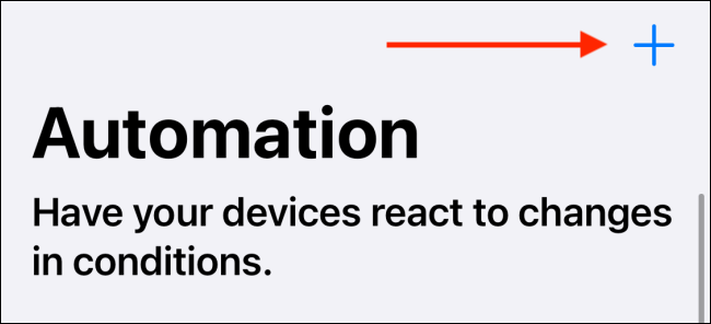 Toque el botón Más de la pestaña Automatización