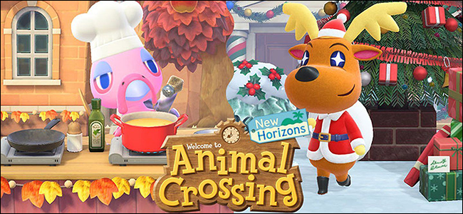 La pantalla "Bienvenido a 'Animal Crossing New Horizons'".