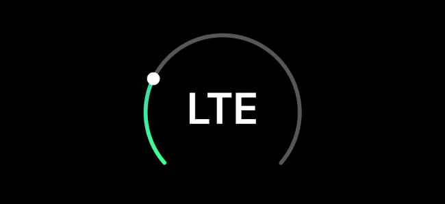 An "LTE" logo from Apple's presentation