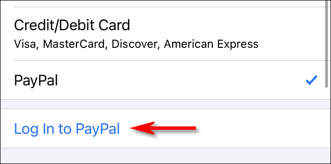 Toca "Iniciar sesión en PayPal".