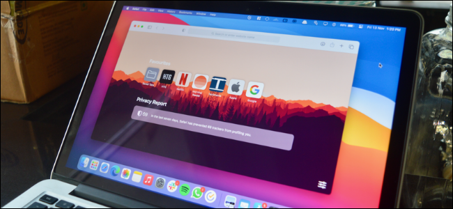 Usuario de Mac personalización de la página de inicio en Safari