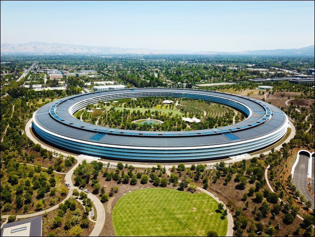 Campus de Apple en Cupertino.