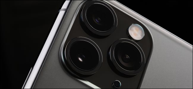 Lentes de la cámara del iPhone 11 Pro Max de Apple