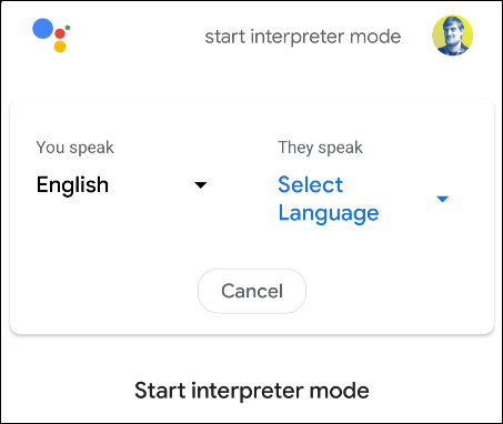 cómo iniciar el modo de intérprete